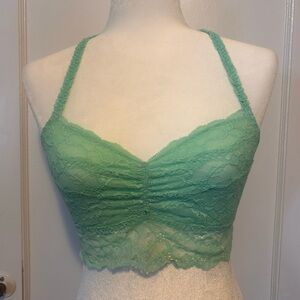 Victoria's Secret Light Green Lace Bralette